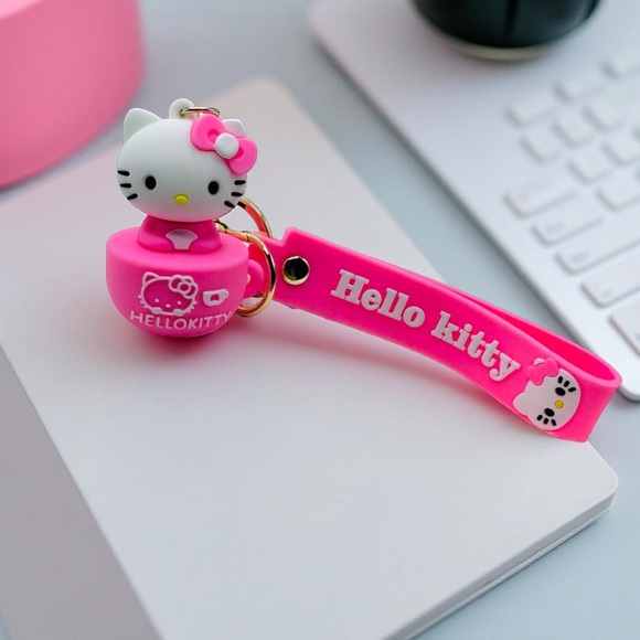 Hello Kitty Pink Theme Keychain - Picture 1 of 3